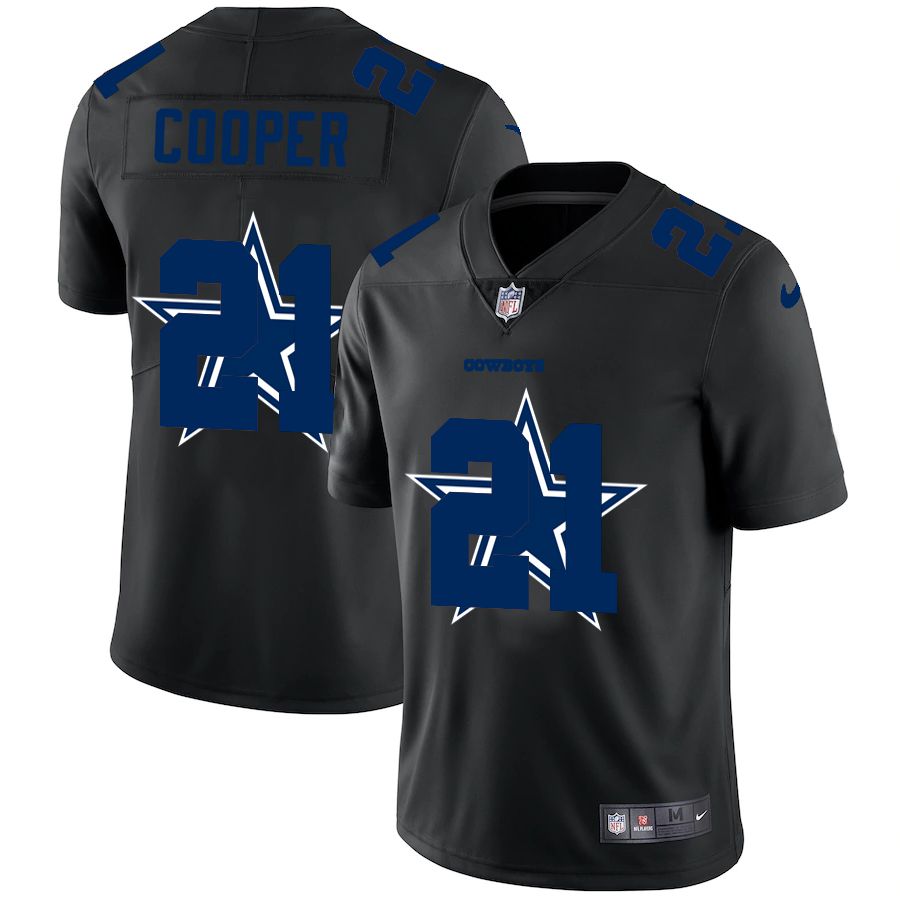 Men Dallas cowboys 21 Elliott Black shadow Nike NFL Jersey